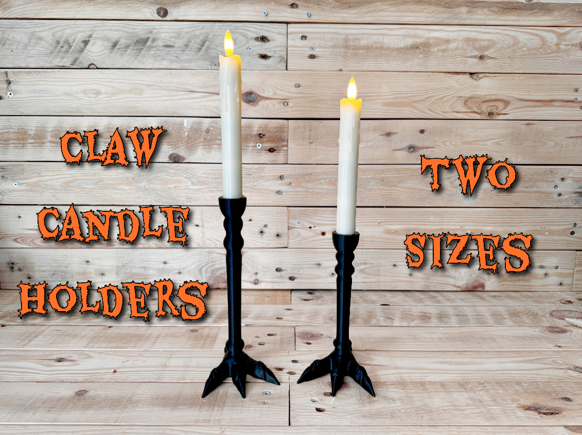Crow Claw Candle Stick Holders